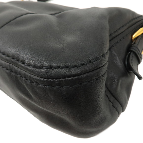Prada Leather One Shoulder Bag Black - Picture 7 of 12